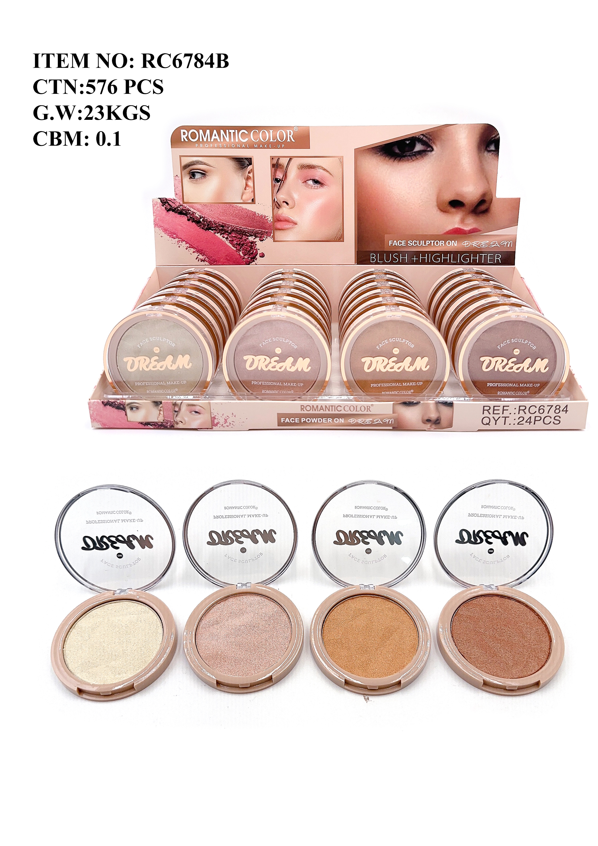 ROMANTIC COLOR DRIAM|ROMANTIC COLOR BLUSH&CONTOUR