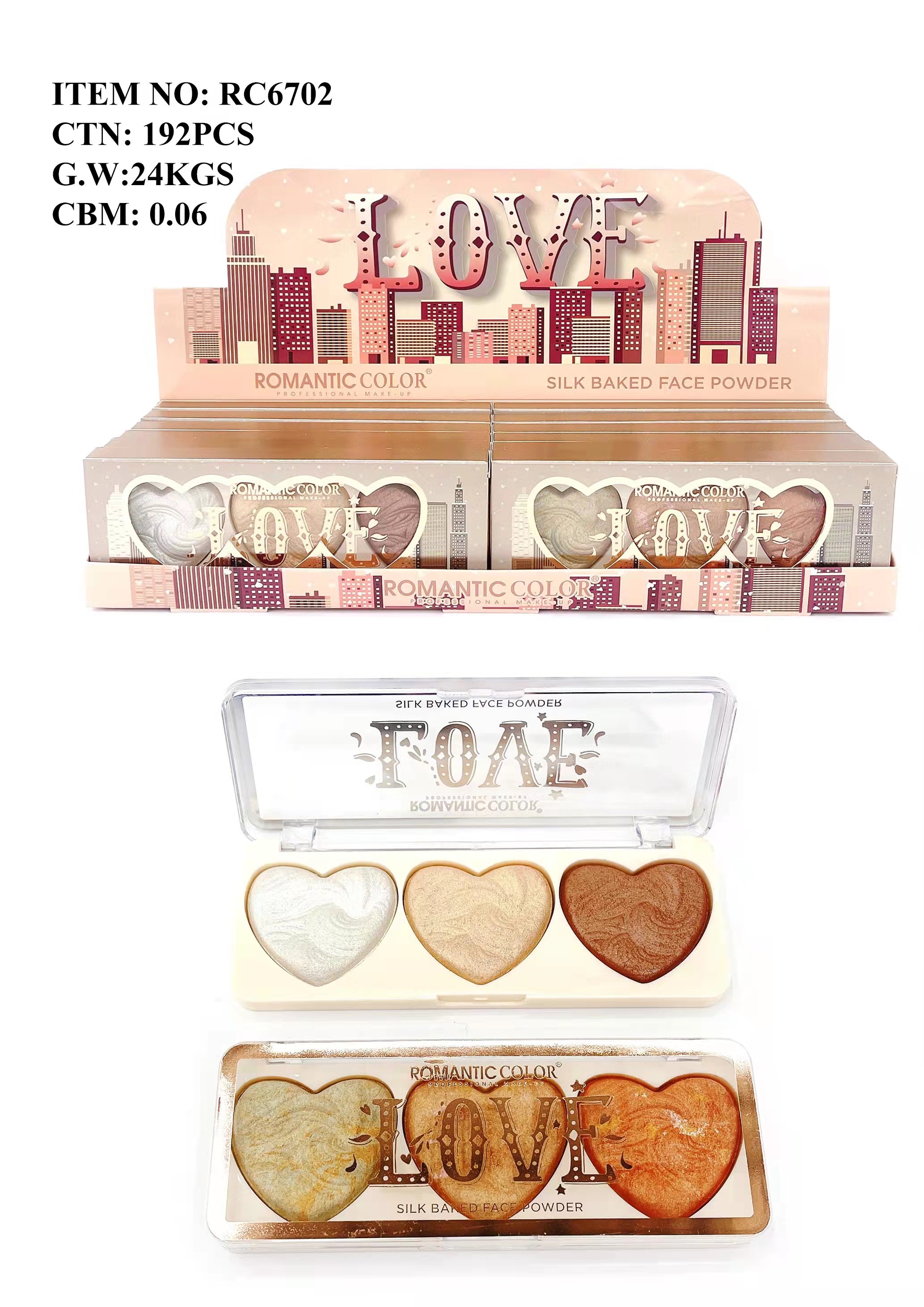 ROMANTIC COLOR LOVE|ROMANTIC COLOR BLUSH&CONTOUR POWDER