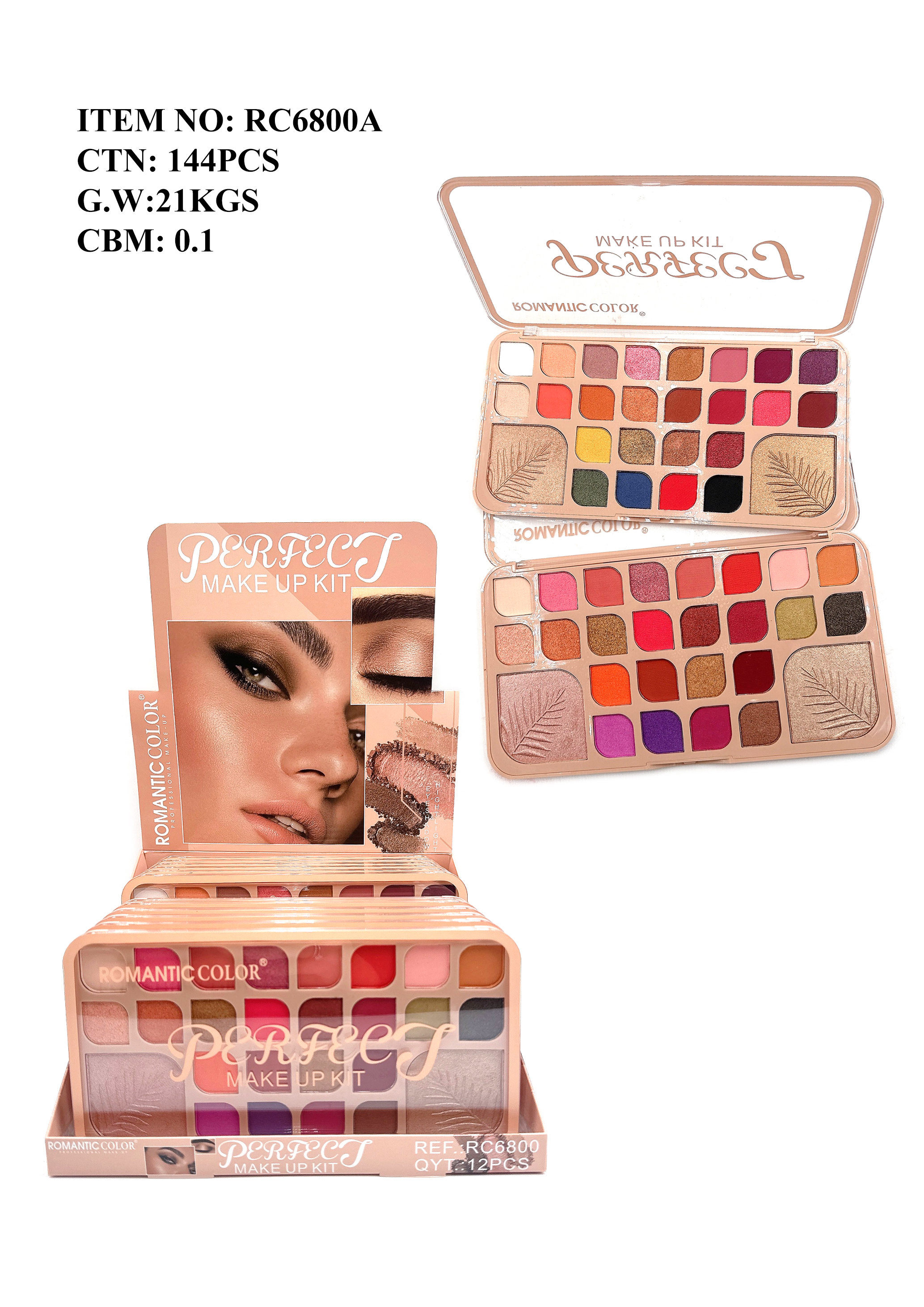 ROMANTIC COLOR PERAECY EYESHADOW PALETTE|26 COLORS EYESHADOW PALETTE