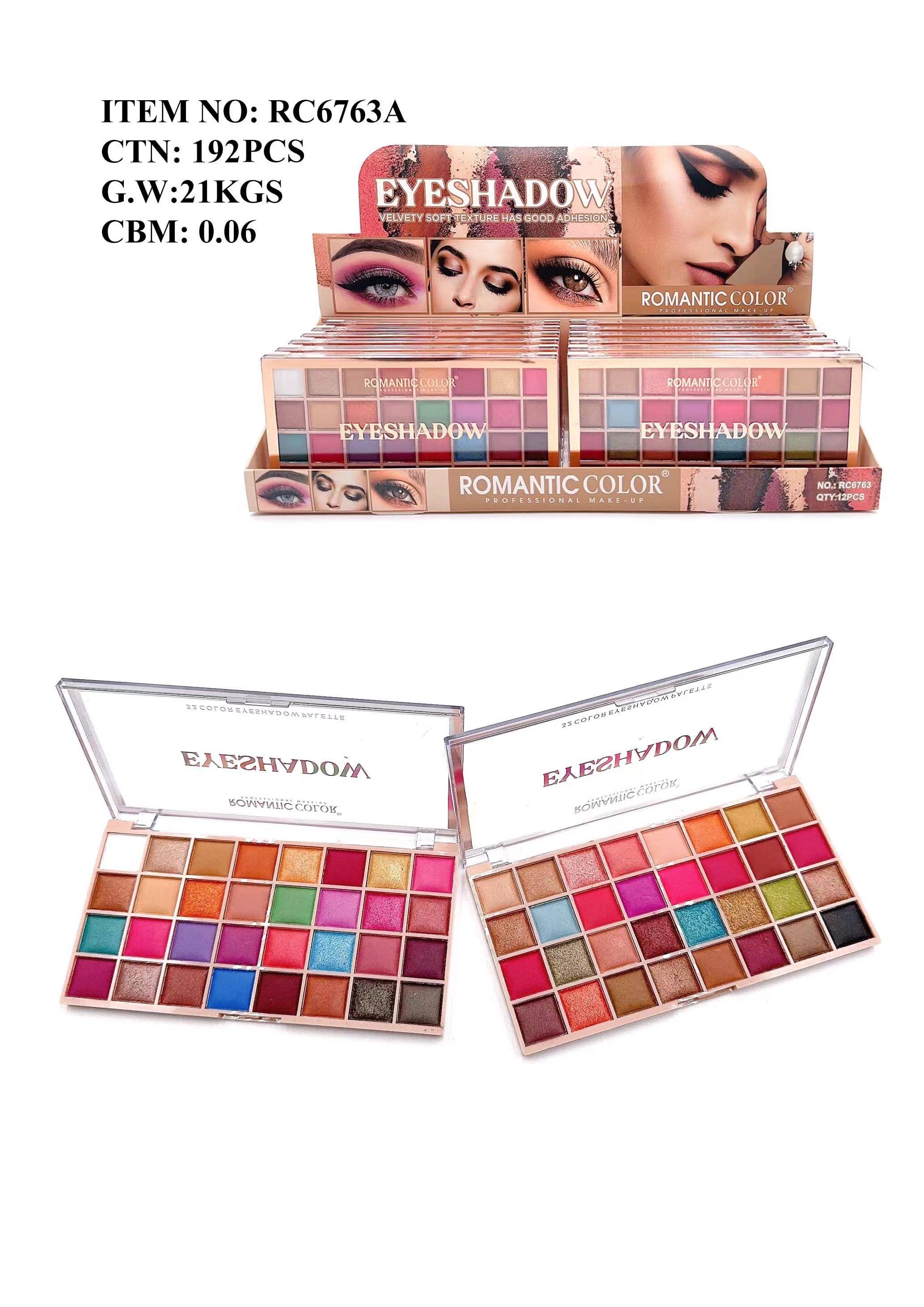 ROMANTIC COLOR PROFESSIONAL MAKEUUP|32COLORS EYESHADOW PALETTE