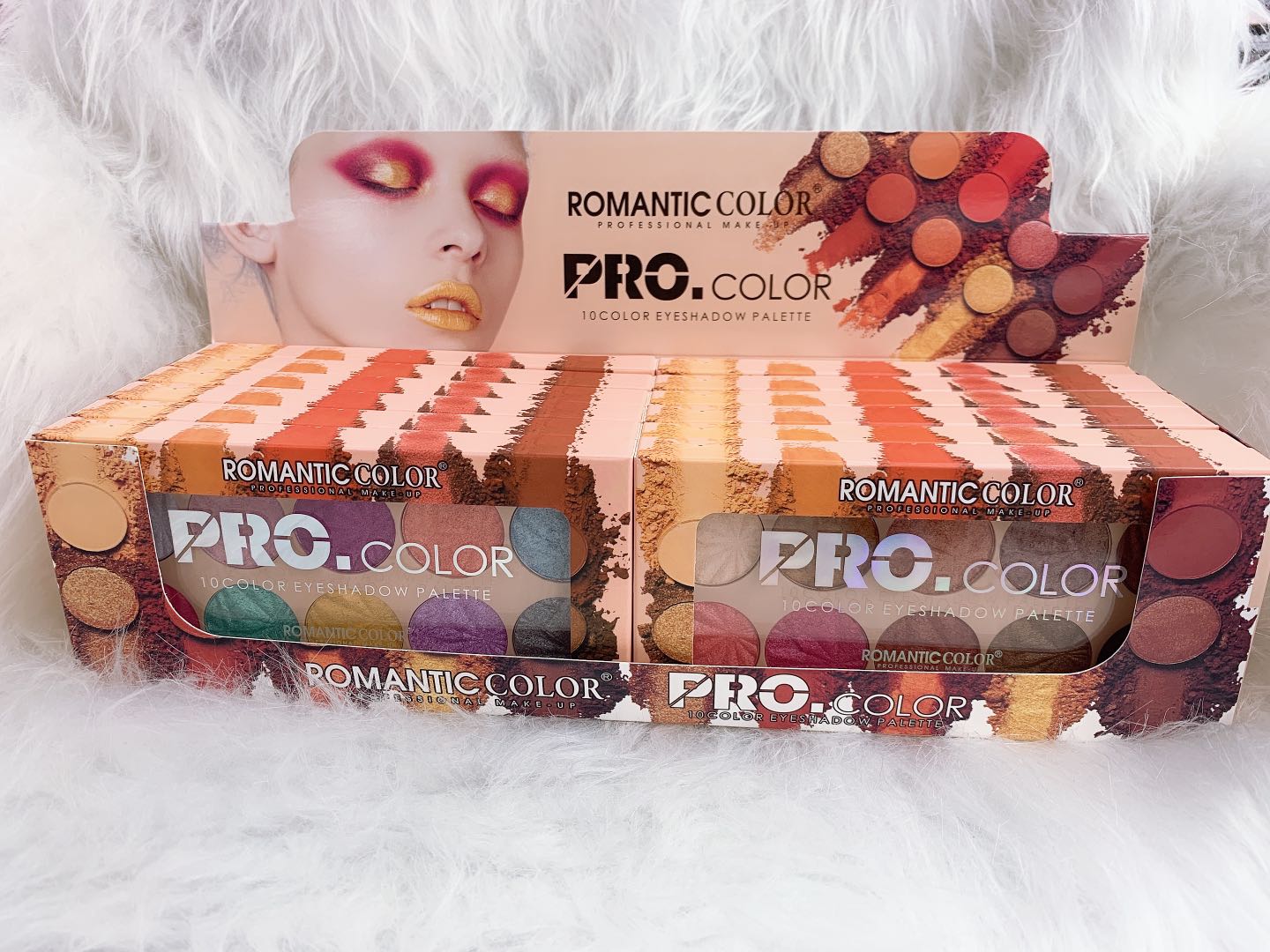 ROMANTIC COLOR PRO.COLOR EYESHADOW|10 COLOR EYESHADOW PALETTE