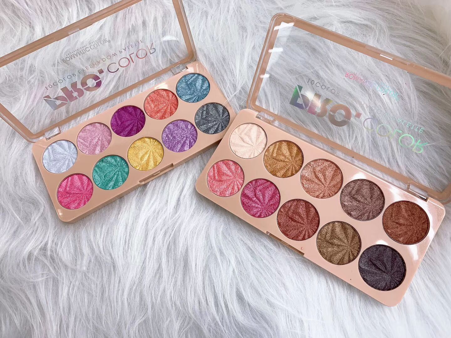 ROMANTIC COLOR PRO.COLOR EYESHADOW|10 COLOR EYESHADOW PALETTE